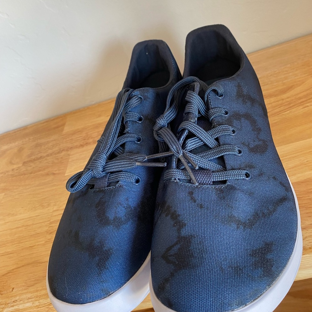 NoBull Project Blue Tie Dye Canvas Trainers, W 11/M 9.5💙👟🏋️
